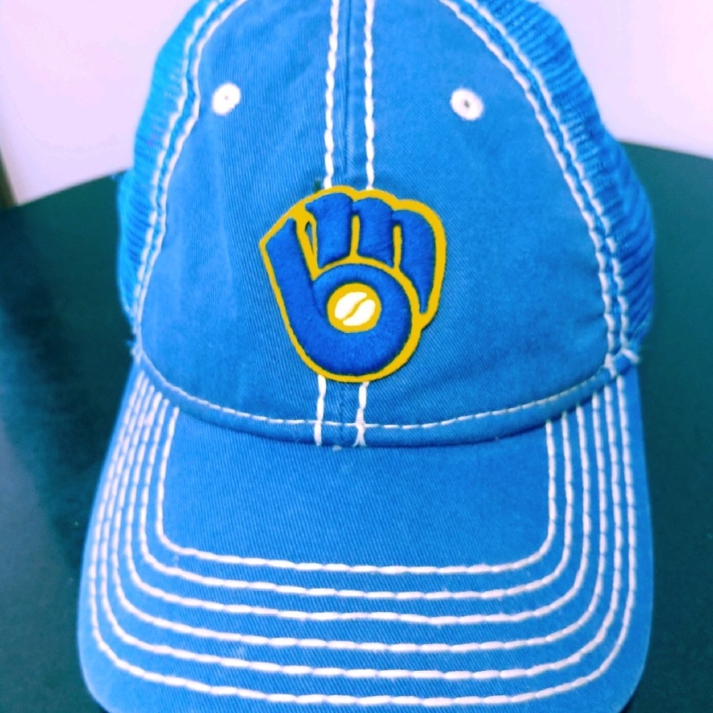 milwaukee brewers snapback hat